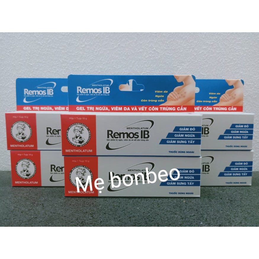 Gel giảm ngứa muỗi cắn Remos IB 10g