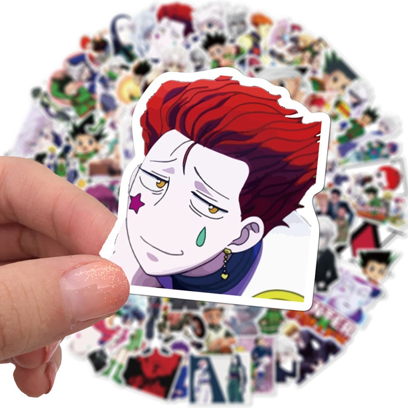 Bộ 100 miếng dán hình anime Nhật Bản chống thấm nước