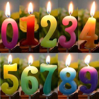 Nến sinh nhật số 0 -> 9