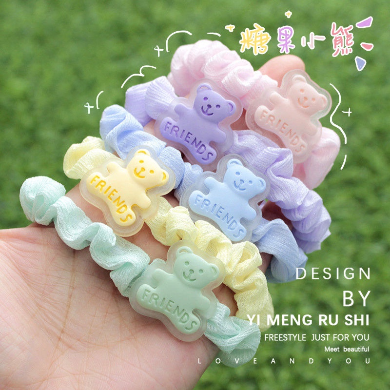 Cột tóc gấu nhỏ phong cách Hàn Quốc