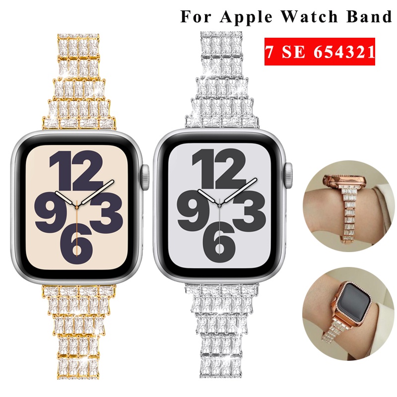 Dây Đeo Đồng Hồ Bằng Thép Không Gỉ Dành Cho Apple Watch Series 8 7 6 SE 5 4 3 Iwatch 41mm 45Mm 40Mm 44Mm 38Mm 42Mm