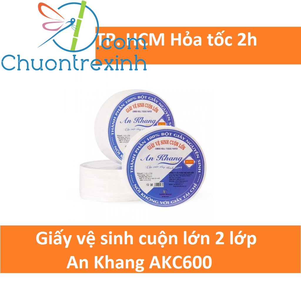 Combo 2 cuộn giấy vệ sinh cuộn lớn  Choice L Hàn Quốc/AKC600 giá sỉ Chuồn tre xinh shop