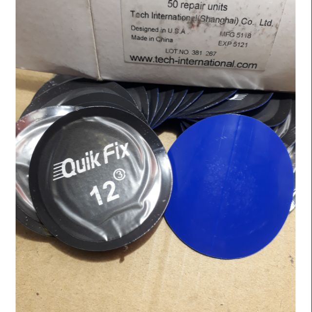 Miếng vá lốp QUIK FIX 58mm( giá 10 miếng vá)