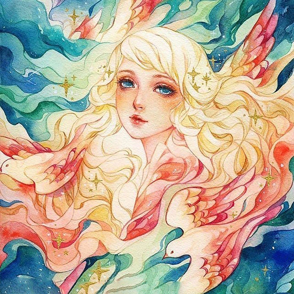 Bộ Tranh Sơn Dầu 40x50cm Tự Làm Hình Cô Gái Nhiều Màu Sắc Trang Trí Nhà Cửa Tiện Dụng Kèm Phụ Kiện