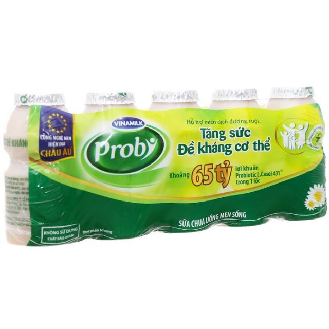 THÙNG 50 CHAI SỮA CHUA UỐNG PROBI CÓ ĐƯỜNG 65ML