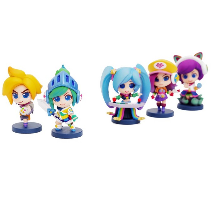 Figures Mô Hình Nhóm Trang Phục Giả Lập Liên Minh Huyền Thoại