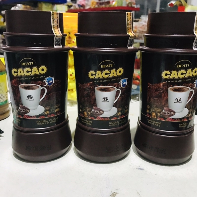 Bột cacao uống liền 3 in 1 Vifranco 500g