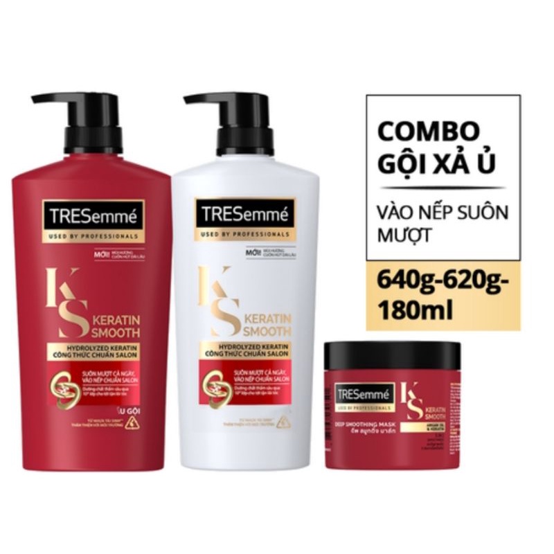 Dầu gội/Dầu xả TRESemme 640gr