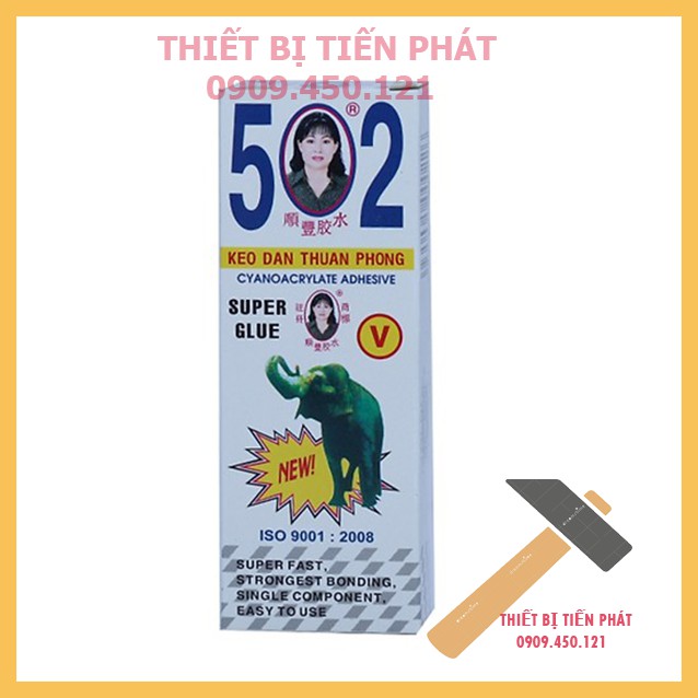 [Giá Sốc] Bộ 4 Chai Keo Con Voi 502 Thuận Phong ( Chính Hãng )
