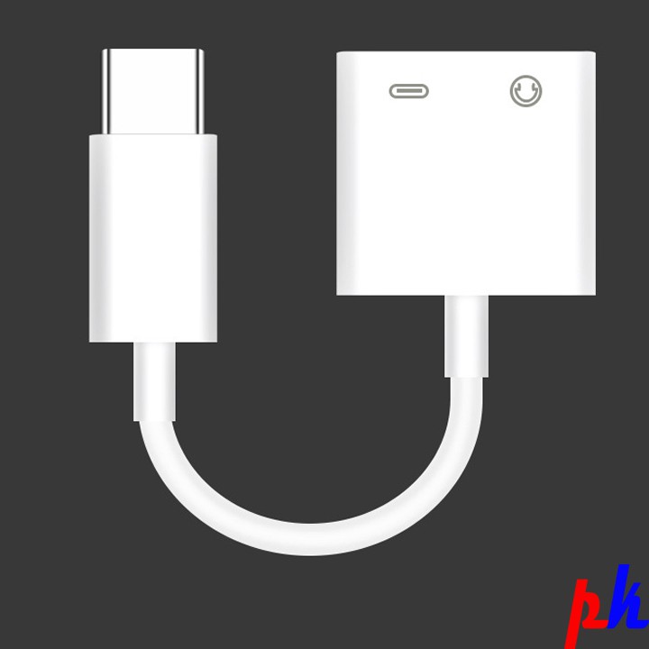 Jack chuyển Type C sang 3.5 kèm sạc TC07