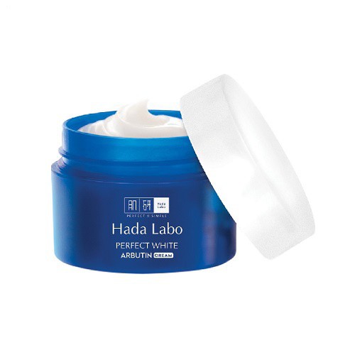 Kem dưỡng trắng da Hada Labo (màu xanh) ❤Chính hãng ❤ Perfect White Cream 50g