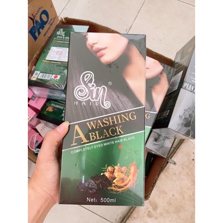 Dầu gội phủ bạc nhân sâm SIN HAIR chính hãng