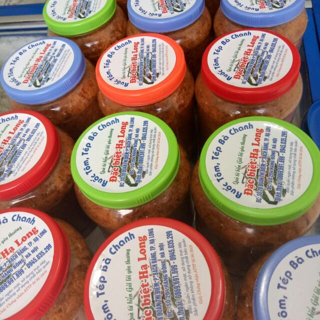 Ruốc tôm, tép bà chanh hộp 500g