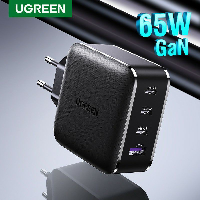 【UGREEN GAN 65W và 100W】Củ Sạc UGREEN GaN 65W/ 100W 4 Cổng Sạc Nhanh PD/QC 5.0 Dành cho iPhone 12/ 11/ Samsung/ Macbook