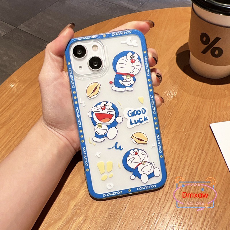 Ốp Điện Thoại Dẻo Cho OPPO Reno 8 4G 7 6 4G 8Z 7Z 7 Pro 5G 6 Pro Plus 6Z 4Z 5 4 3 Pro SE 8 7 5 4 Lite 4f 5f 2Z 2f 2 Z Doraemon Ốp Điện Thoại Mềm Trong Suốt Bảo Vệ An Toàn Cho Bé