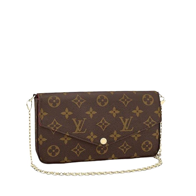 Túi Đeo Chéo Louis Vuitton M61276 Félicie Pochette Monogram Màu Nâu