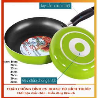 Chảo chống dính hợp kim nhôm CV HOUSE số 28cm