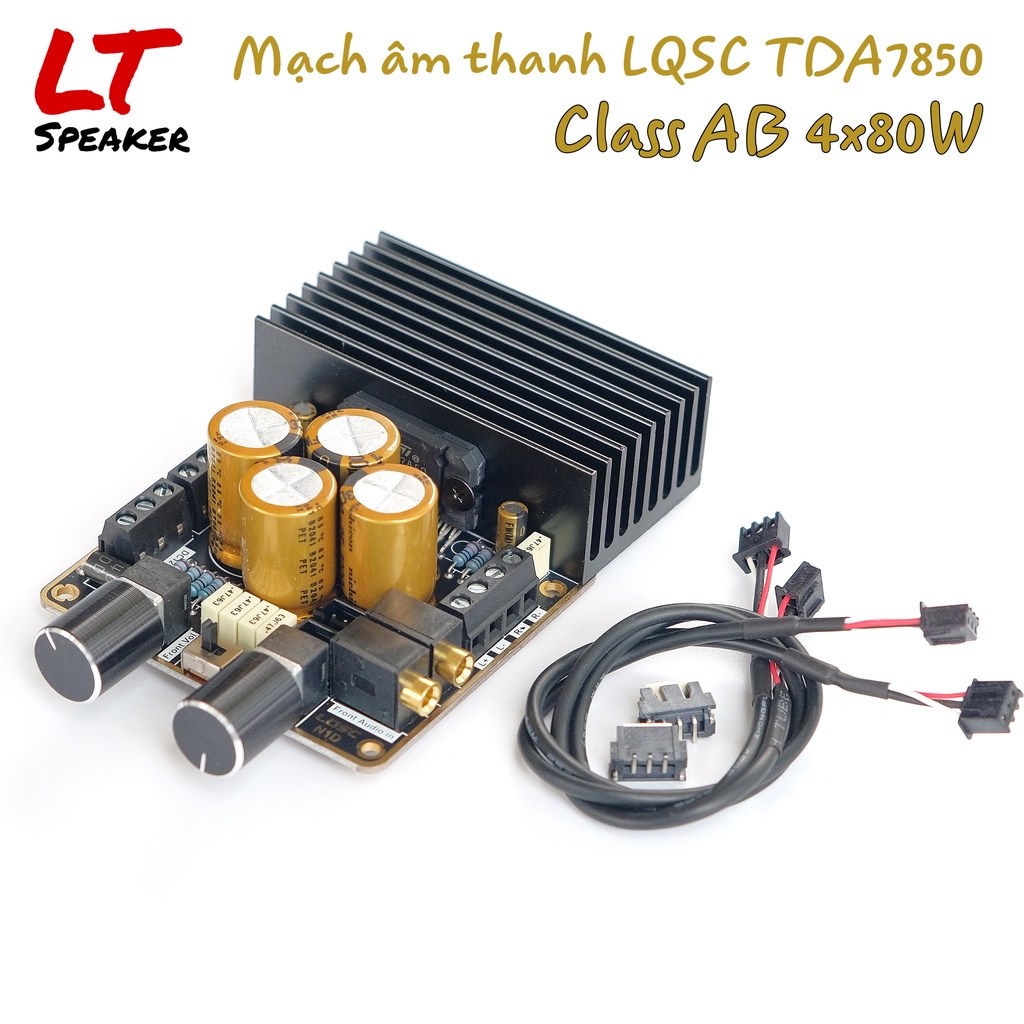 Mạch khuếch đại âm thanh LQSC TDA7850 4x80W 12-18V DC - Âm thanh Class AB