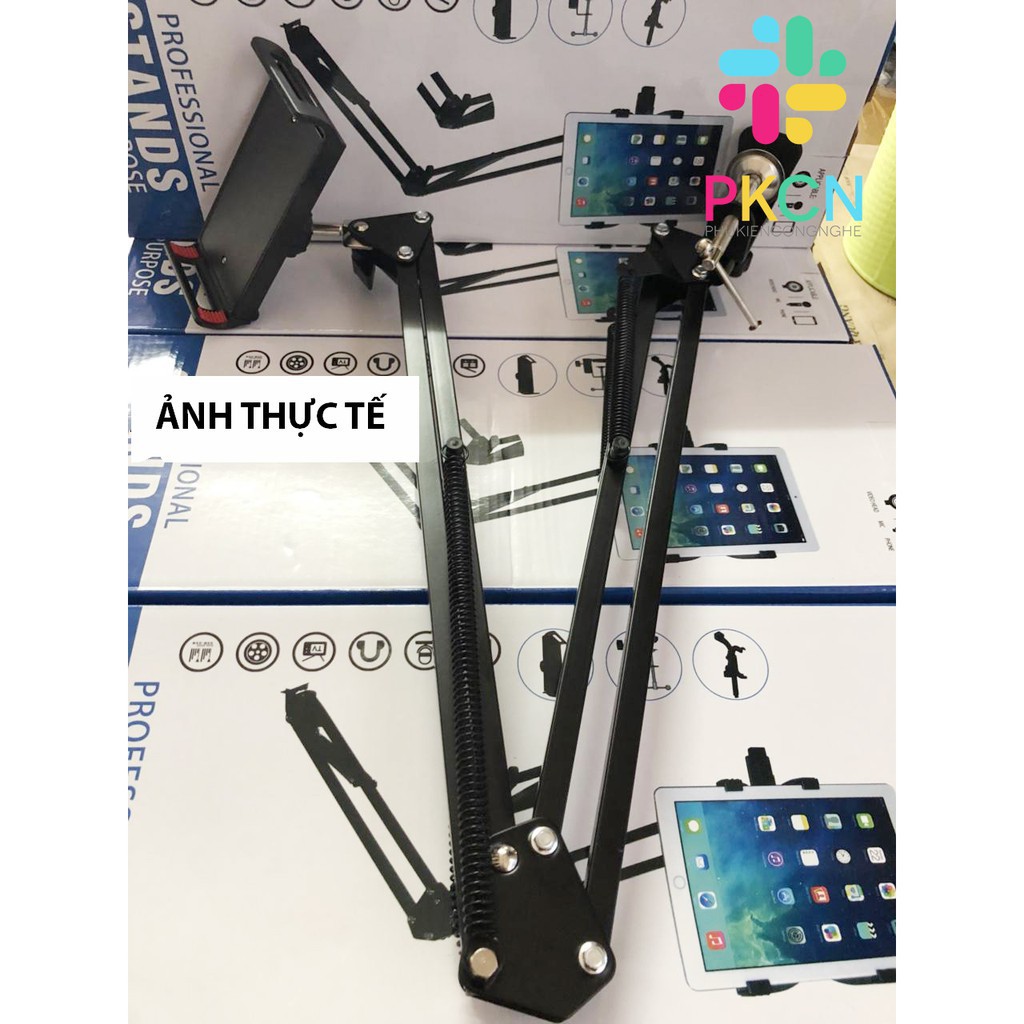 Giá Đỡ Điện Thoại, kẹp Ipad Xem Phim Kẹp Đầu Giường, Bàn Đa Năng