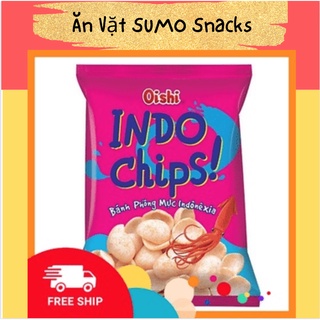 Bim Bim Snack Bánh Phồng Mực Oishi gói 75/80g-Ăn Vặt Sumo Snack