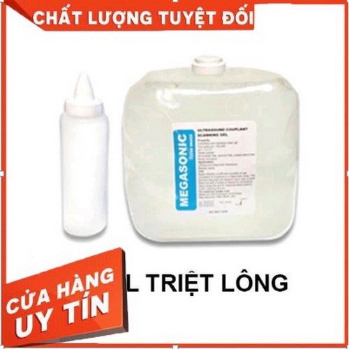 Gel triệt lông Megasonic can 5 lit - Hàng chính hãng