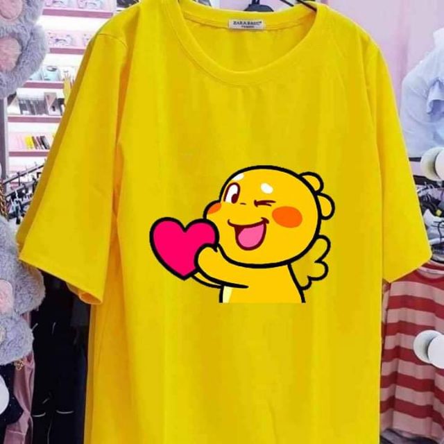 Áo Thun Nữ  FREESHIP  Giảm Ngay 5K Khi Nhập [ AO THUN ] - Áo Thun Unisex Tay Lỡ Chipi Dễ Thương