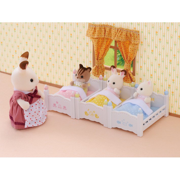 Đồ chơi nhập vai Triple Bunk Beds Epoch Sylvanian Families