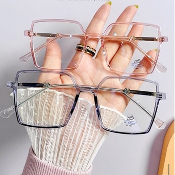 Mắt Kính Gọng Nhựa Trong Suốt Chống Ánh Sáng Xanh Dành Cho Chơi Game