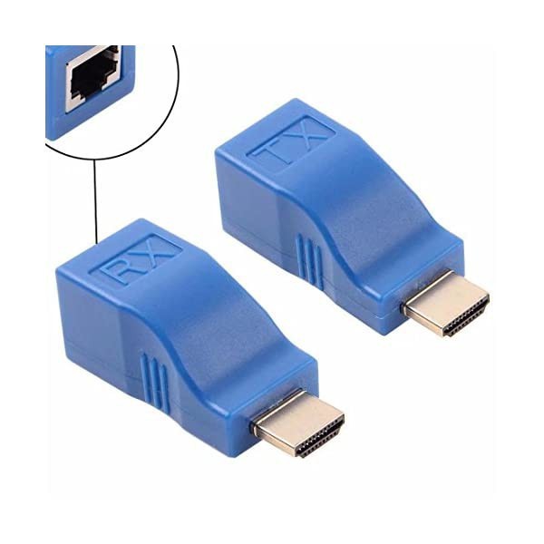 (XANH) - HD Extender 30M (Nối Dài HDMI bằng Dây LAN )