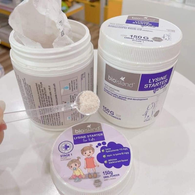 LYSINE ÚC CHO BÉ TỪ 6 THÁNG