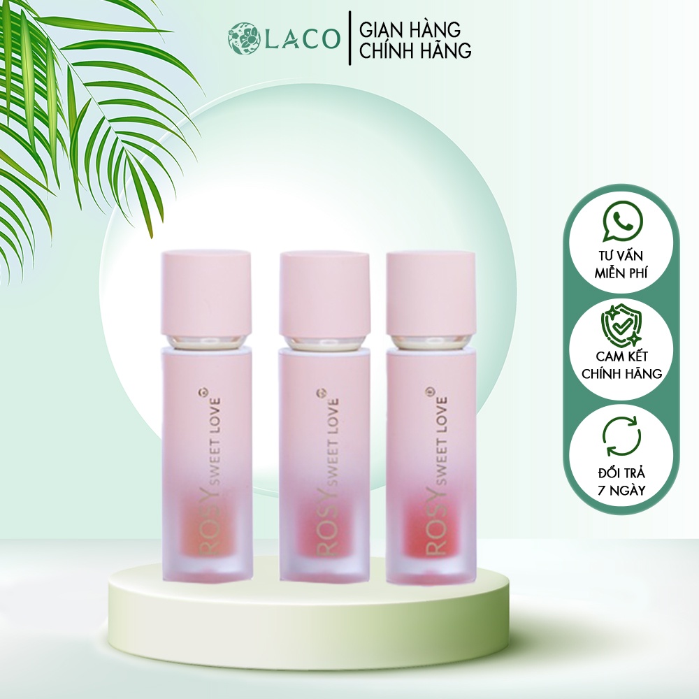 Son kem lì Rosy Sweet Love giúp đôi môi sang chảnh, quyến rũ - HL012