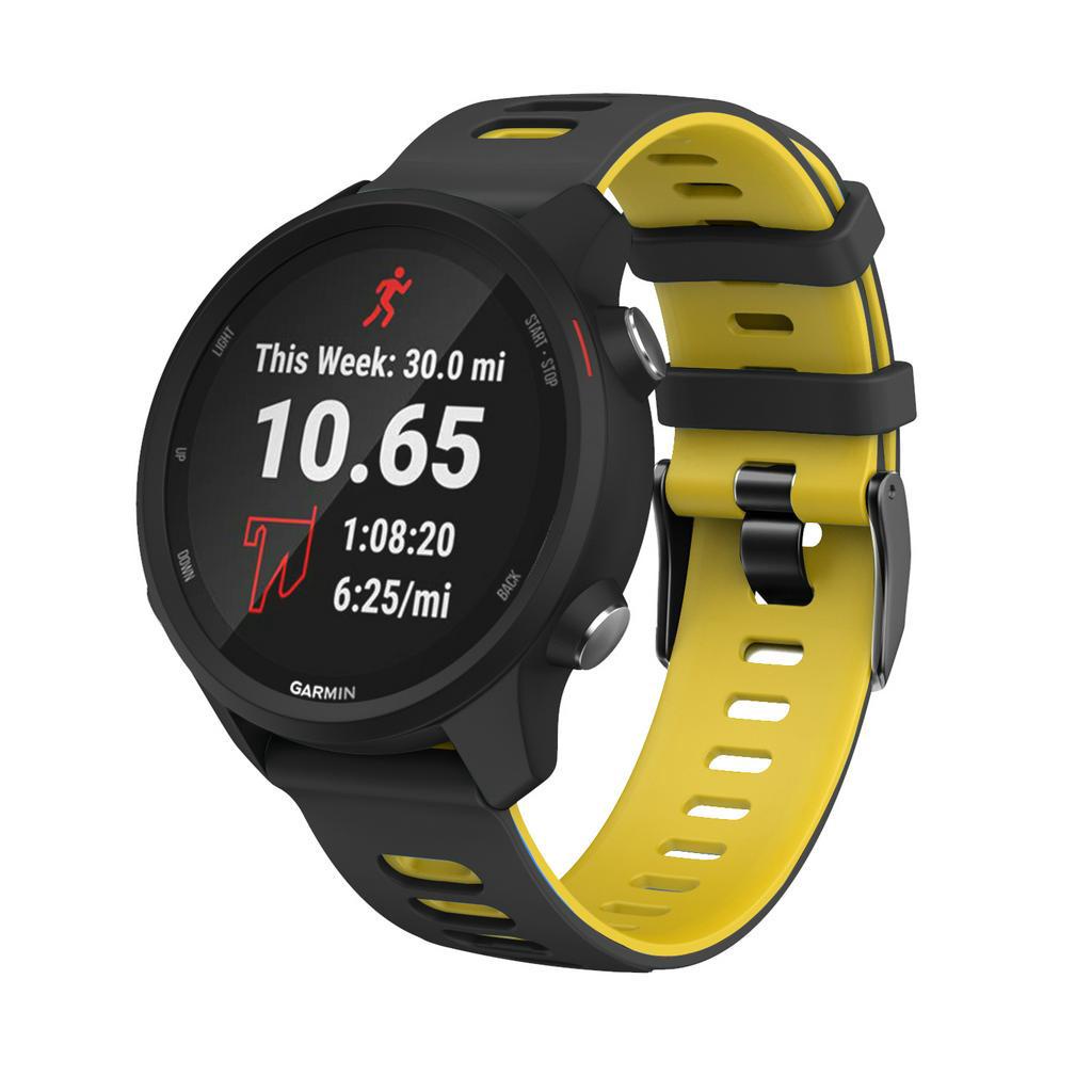 Dây đeo silicon thay thế 20mm cho đồng hồ thông minh Gamin Forerunner 245/245 Approach S40 Vivoactive3 Vivomove HR