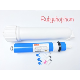 Bộ lõi lọc R.O Gold Toray 75G kèm vỏ nối nhanh đầy đủ Rubyshop.hcm