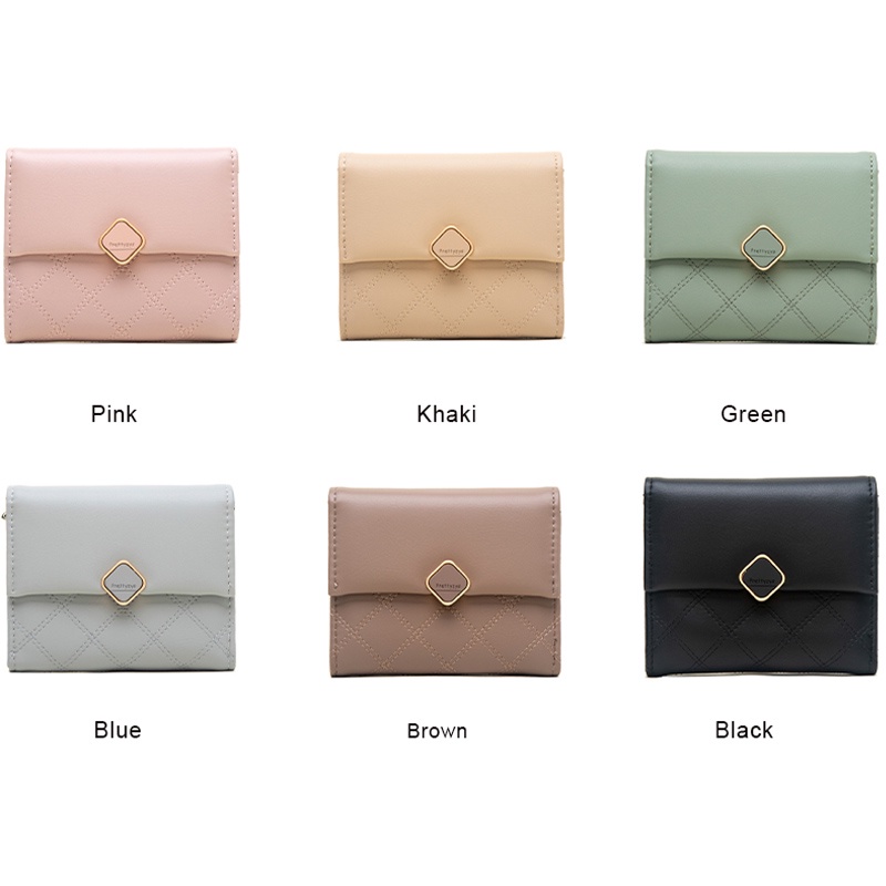 Ví Nữ Dáng Ngắn Đựng Thẻ Thời Trang Cao Cấp