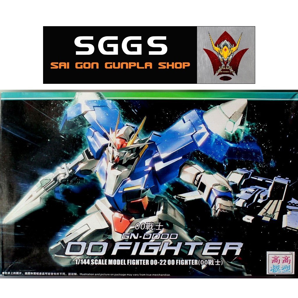 Mô Hình Gundam HG 00 Fighter TT Hongli GN-0000 1 144 Đồ Chơi Lắp Ráp Anime