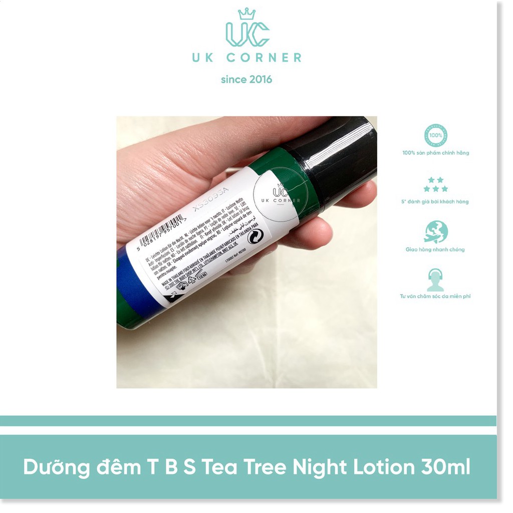 Dưỡng đêm The Body Shop Tea Tree Night Lotion 30mL