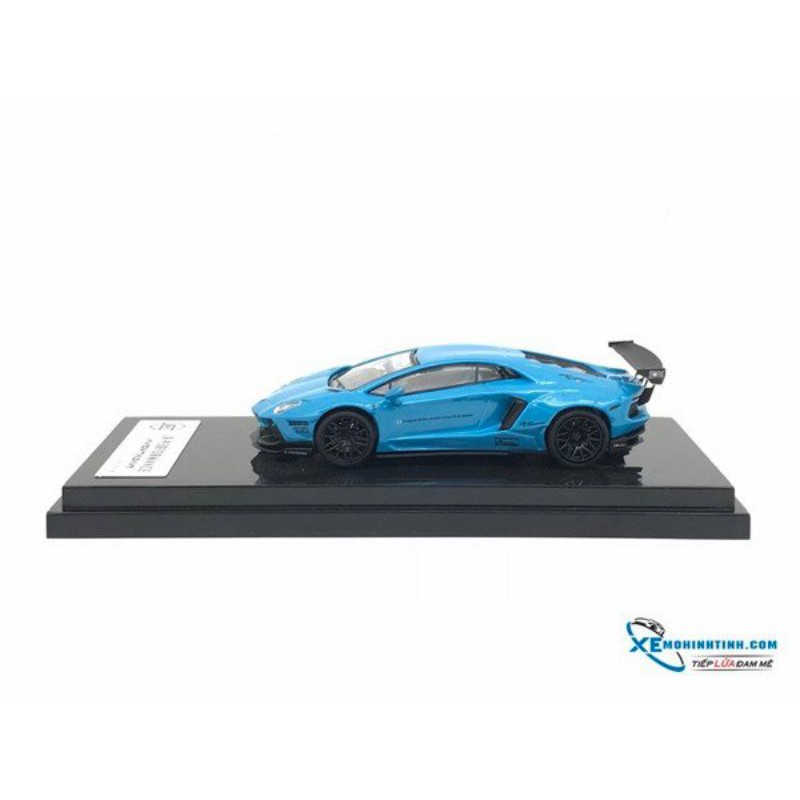 Xe Mô Hình Lamborghini Aventador LB 1.0 Limited Edition 699 1:64 JEC (Xanh Dương)