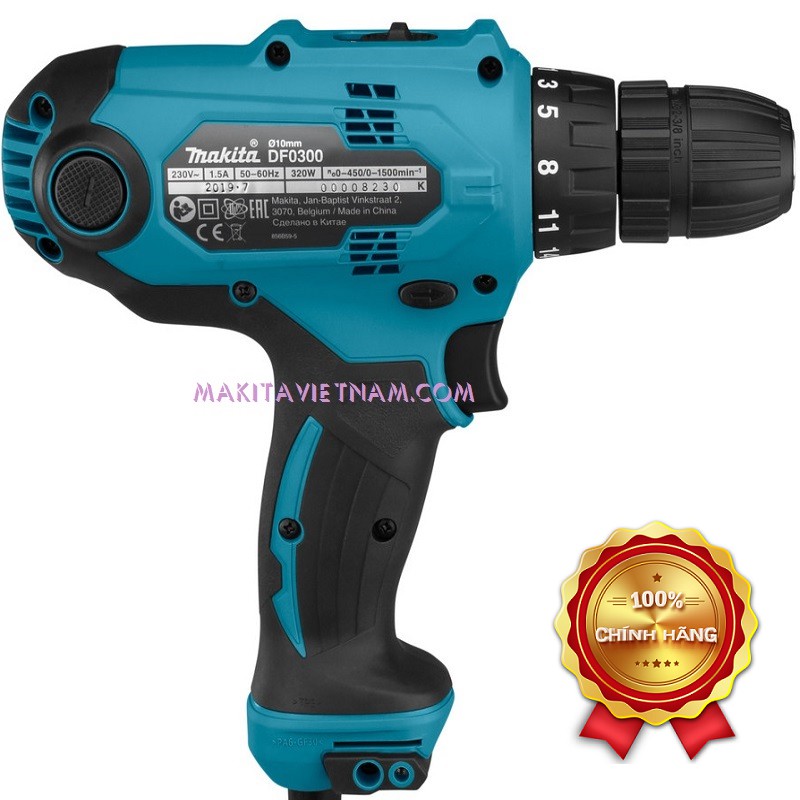 [Hàng chính hãng] Máy khoan vặn vít Makita DF0300 (Tặng kèm mũi vít)