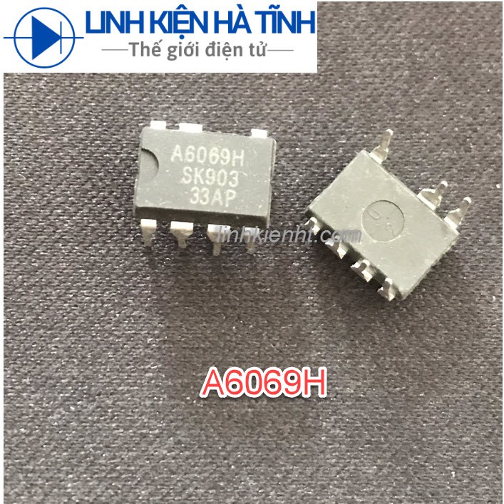 Combo 2 IC nguồn STR-A6069 STRA6069H A6069H A6069 6069 DIP-7 mới (tương dương A6059)