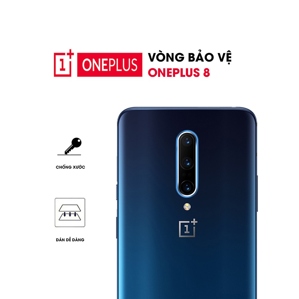 Vòng bảo vệ camera Oneplus 8 kim loại ốp viền camera chống xước