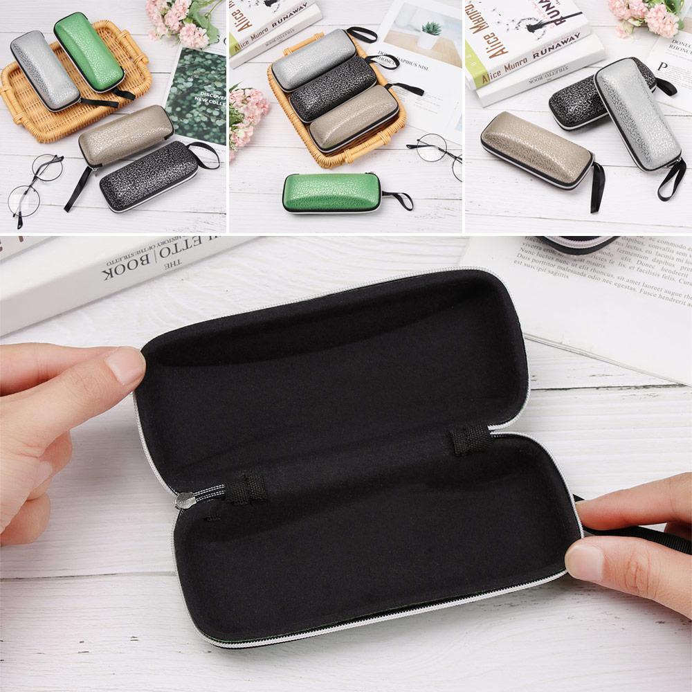 LAY Hộp Đựng Mắt Kính Họa Tiết Rồng Có Khóa Kéo Giá Đỡ