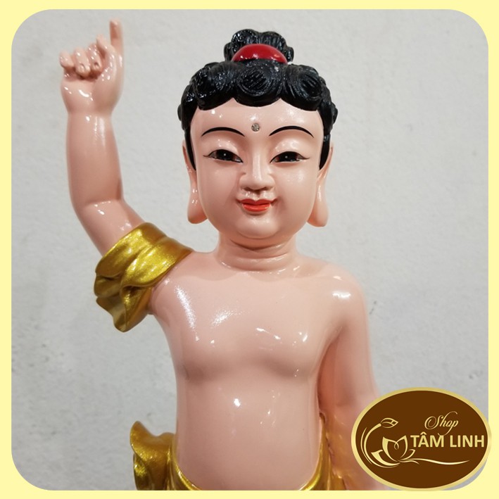 Tượng Đức Phật Đản Sanh cao 38cm