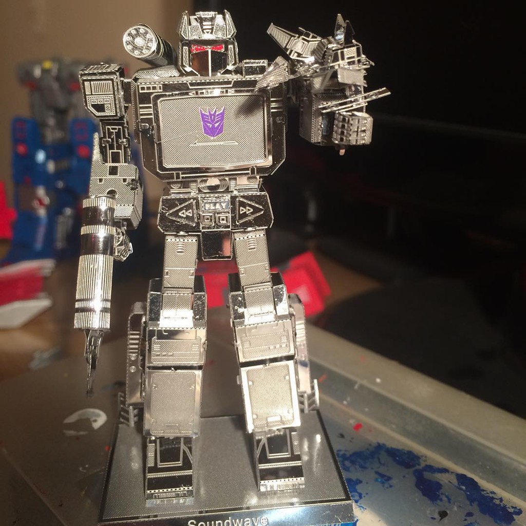 Mô Hình Lắp Ghép 3D Kim Loại Tự Ráp Robot Transformers - Chưa Lắp
