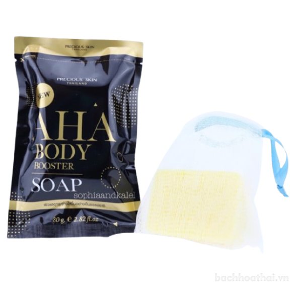 Xà phòng tắm trắŉg da AHA Body Booster Soap