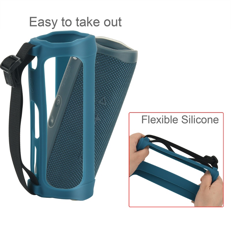 Vỏ Bảo Vệ Silicon Chống Rơi Cho Loa Bluetooth J-B-L Clip 5