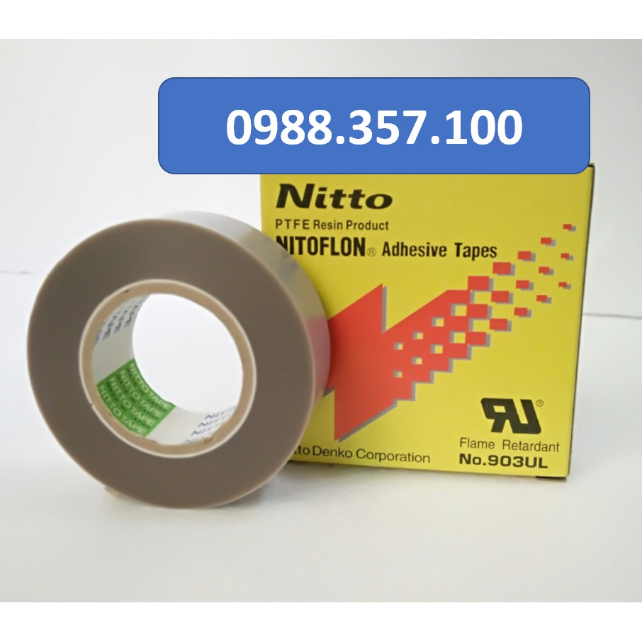 Băng dính nhiệt Nitto 903 UL kích thước 0,18mm x 19mm x 10m