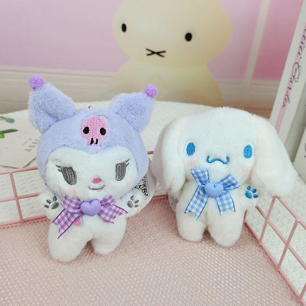 MXGOODS Kuromi Túi Đựng Son Môi Tích Hợp Móc Khóa Hình Thú Nhồi Bông Melody Kitty Dễ Thương Dành Cho Trẻ Em