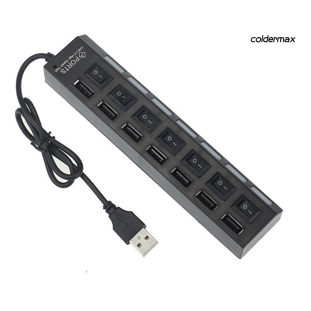 Bộ Chia 7 / 4 Cổng Usb 2.0 Cho Pc Laptop | BigBuy360 - bigbuy360.vn