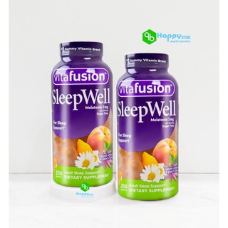 🍭💊 Kẹo Dẻo Vitafusion SleepWell Giúp Ngủ Ngon 250v, Mỹ 🍭💊