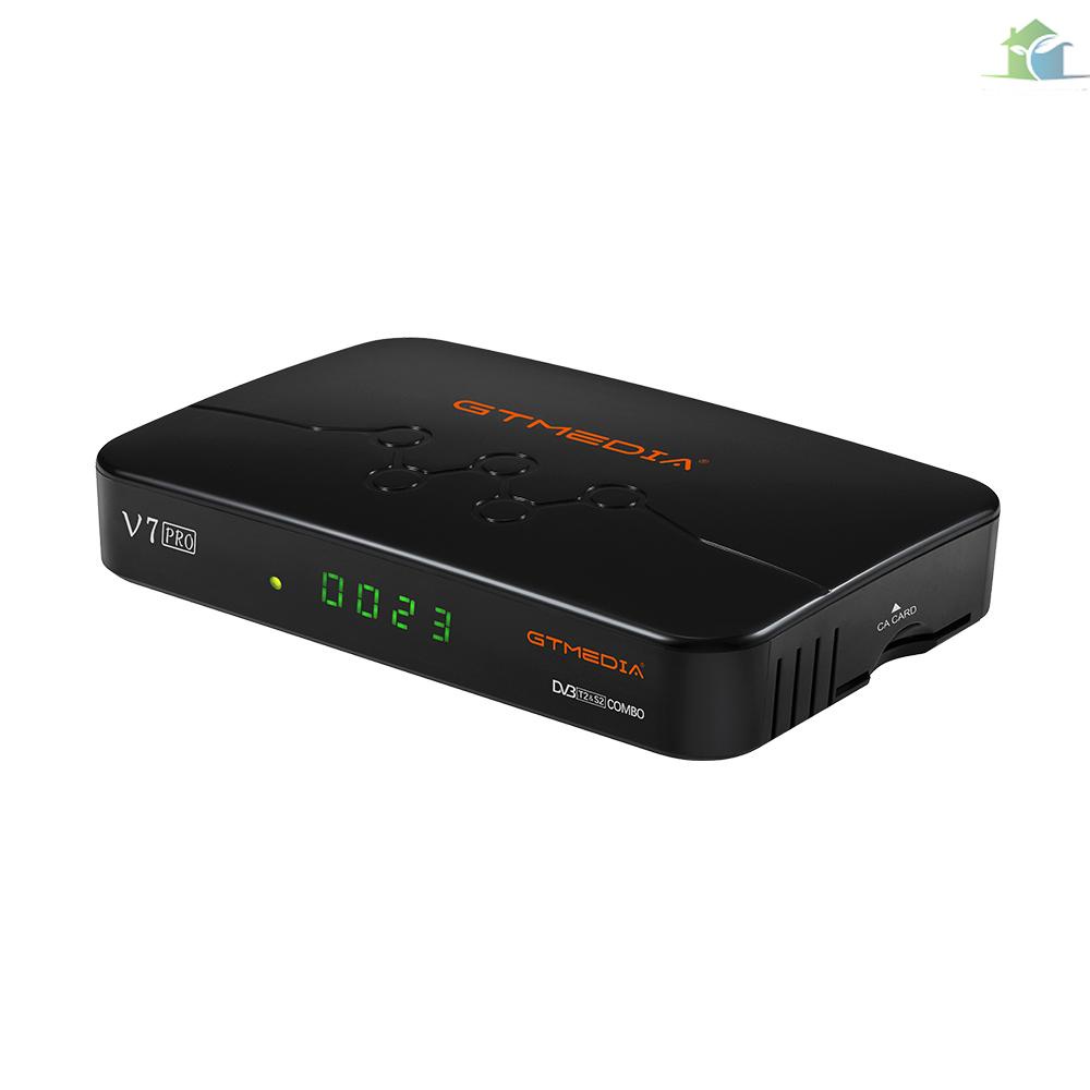 YOUP  GTMEDIA V7 PRO TV Receiver DVB-S/S2/S2X+T/T2 TV Decoder Memory 1G Bit RAM Support H.265 Albertis/Tivusat/BBC Satback